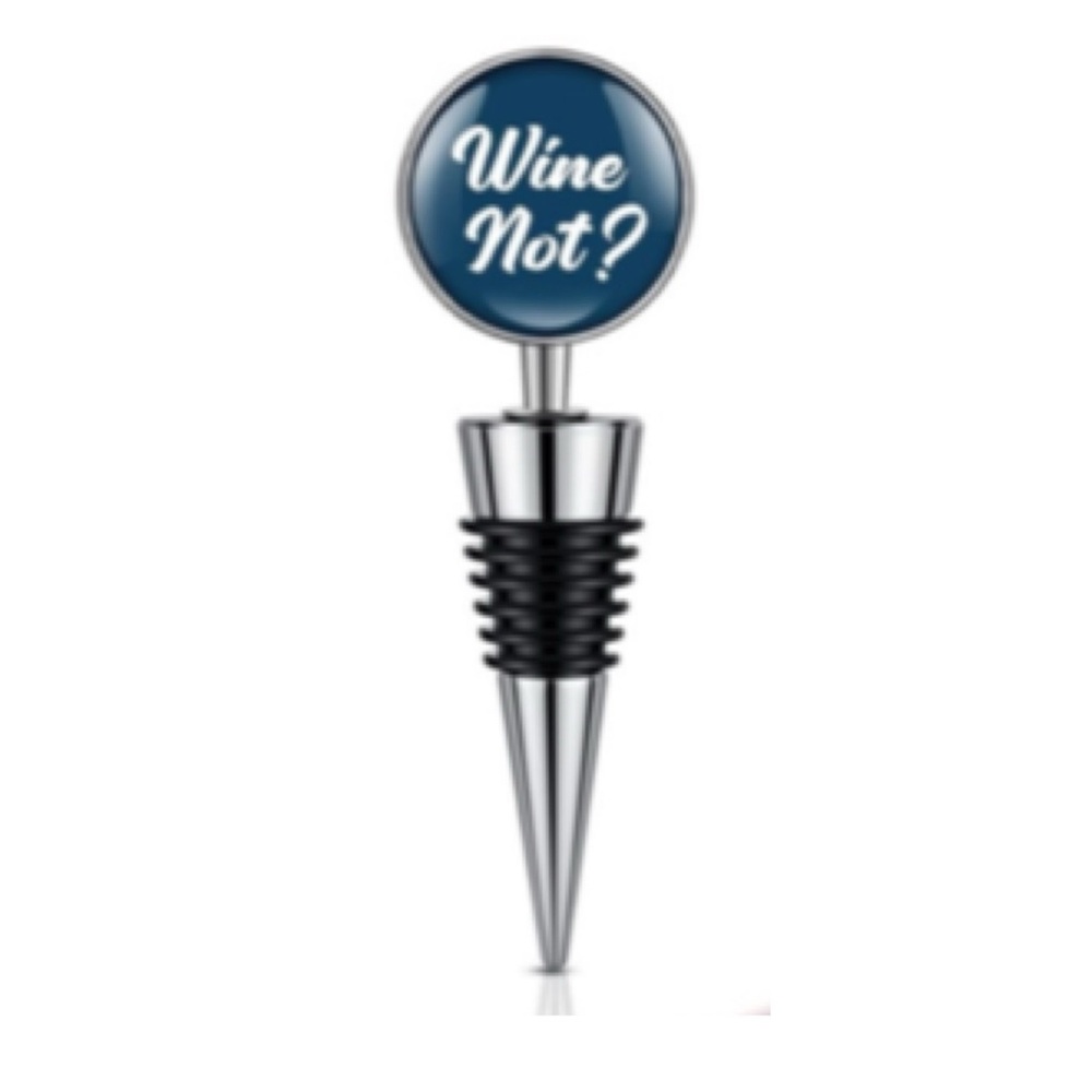 Wine Stopper, Funny “WINE NOT”, Wine Bottle Stopper, NEW, Keeps Wine Fresh